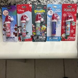 Red and White Santa Hat Lip Balm Collection